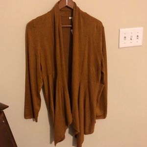 Maurices XL Tan Flowy Cardigan, NWT